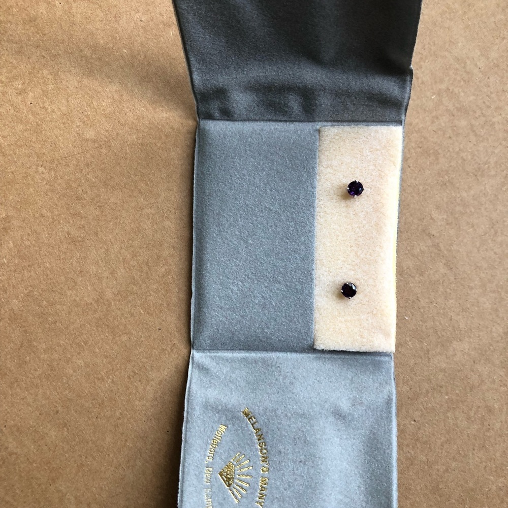 New Amethyst earrings